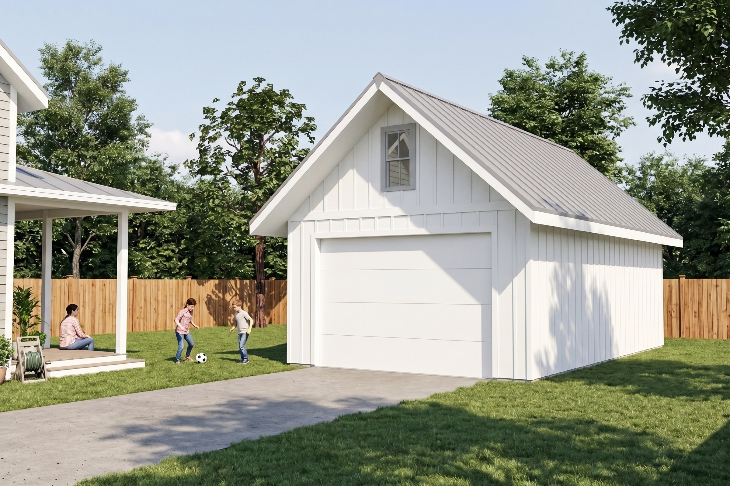 The Craftsman Carriage Garage